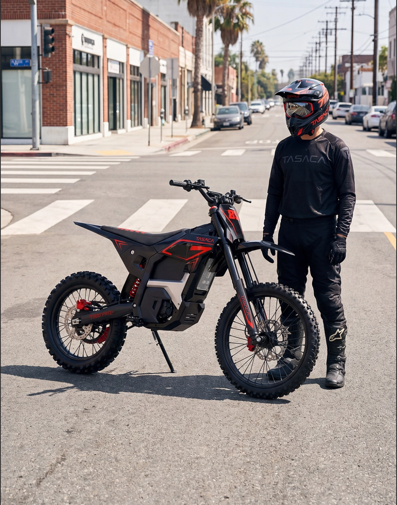 Twist & Race: TASACA T500 Pro Packs FIM-Certified Race Power & 55 Miles of Off-Road Range