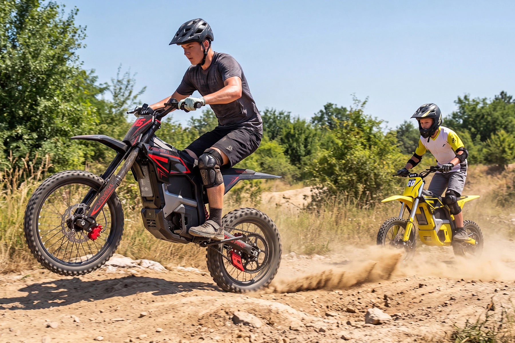 T500 V58 & T500 Pro Combo Pack (2 Bikes) Electric Dirt Bike For Teens & Adults