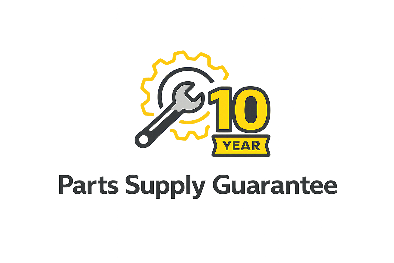 10-Year Parts Supply Guarantee