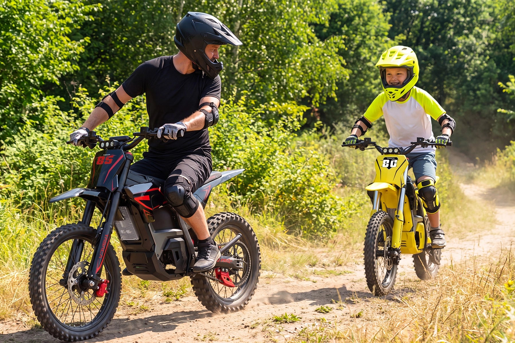 T500 V58 & T500 Pro Combo Pack (2 Bikes) Electric Dirt Bike For Teens & Adults