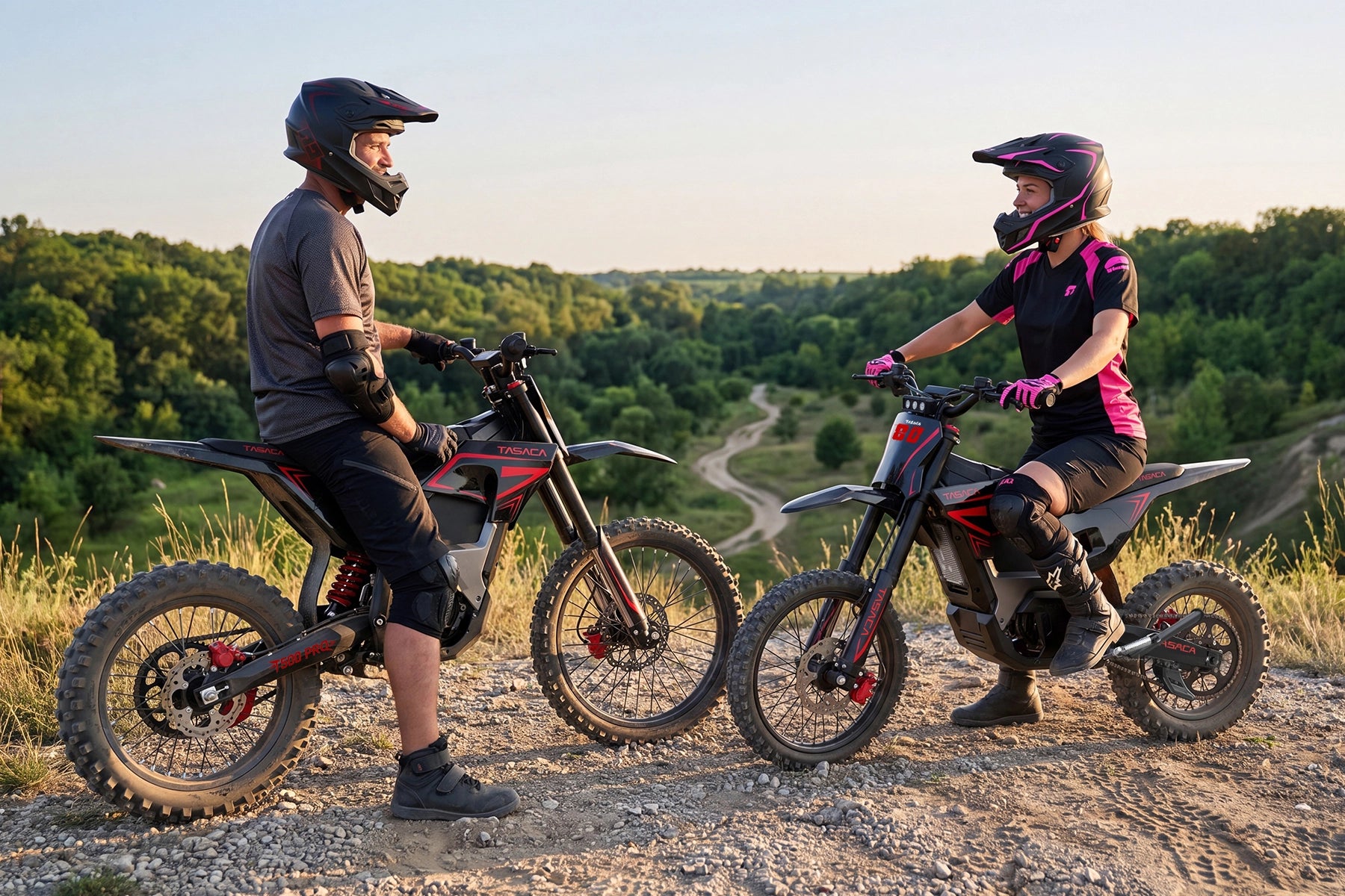 T500 V58 & T500 Pro Combo Pack (2 Bikes) Electric Dirt Bike For Teens & Adults