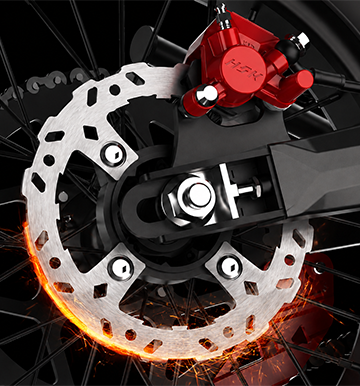 Rear brake system