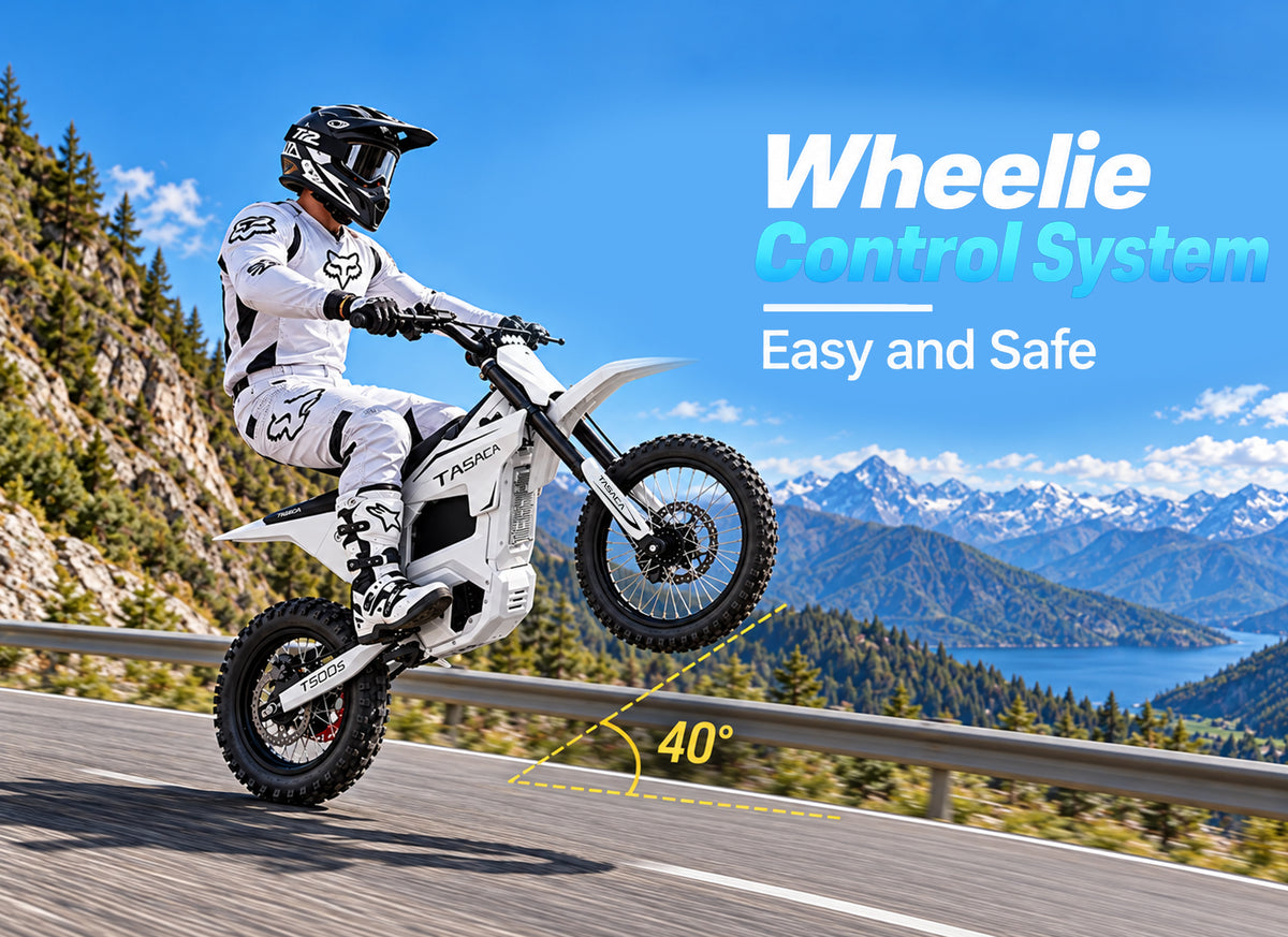 T500S White Electric Dirt Bike